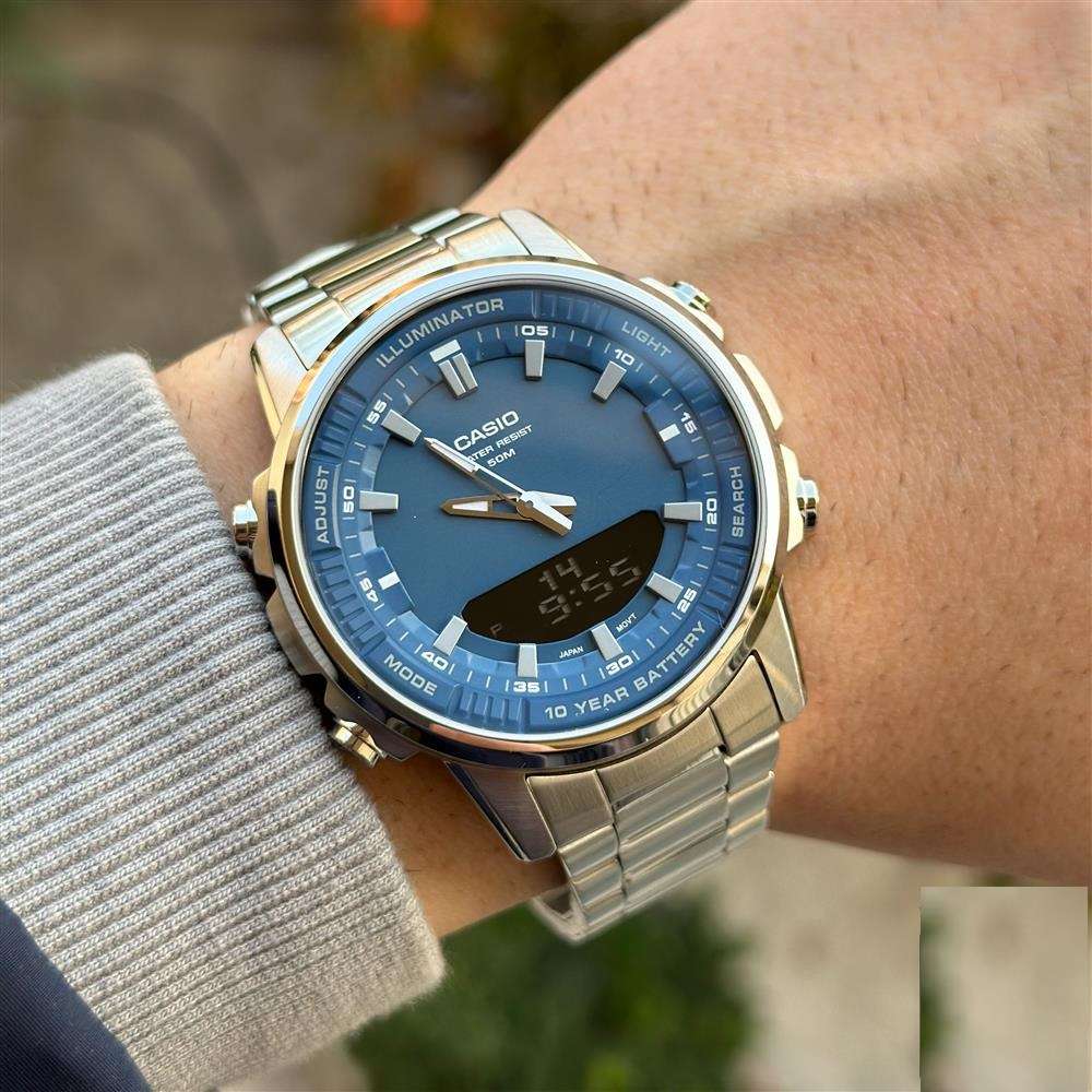 💎 Turquoise Dial Men's Watch | Luxury Stainless Steel Quartz Wrist Watch for Men ⌚✨