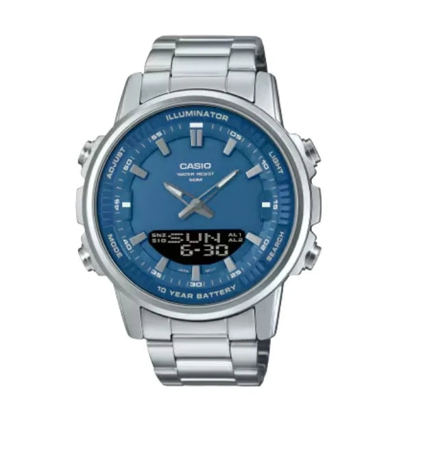 💎 Turquoise Dial Men's Watch | Luxury Stainless Steel Quartz Wrist Watch for Men ⌚✨